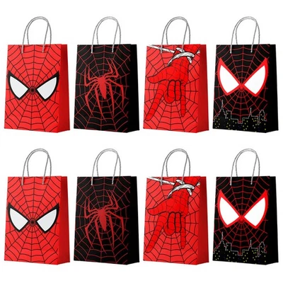 24 Piezas Spiderman Favores de Fiesta Bolsas de Regalo Bolsas de Caramelos Bolsas de Botín Marvel Decoración de Fiesta Foto 1 de 4