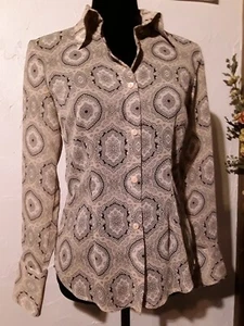 New York & Company Damen Bluse schwarz & mauve: Größe XS - Bild 1 von 5