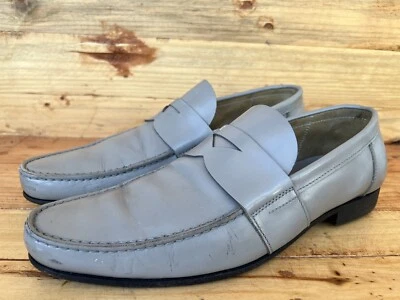 Zapatos de negocios Prada para hombre gris centavo mocasines talla UK 6.5 / US 7.5 Foto 1 de 4