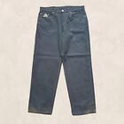Vintage Levi's 550 hochtaillierte entspannte konische Jeans in blau Made in USA W38 L30