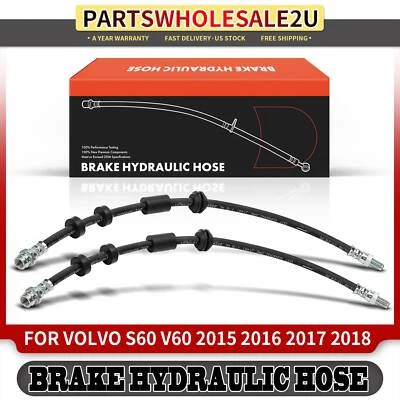 2x Manguera hidráulica de freno delantera izquierda y derecha para Volvo V60 S60 2015 2016 2017 2018 Foto 1 de 4