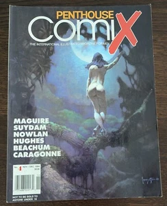 Penthouse Comix #4 1994 Frank Frazetta Adam Hughes Arthur Suydam - Picture 1 of 2