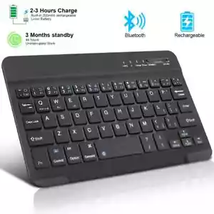 Mini Teclado Para Laptop Tablet Teléfono iPad Bluetooth Teclado Inalámbrico - Imagen 1 de 10