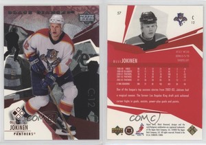 2003-04 Upper Deck Black Diamond Red /50 Olli Jokinen #57