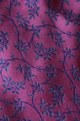 CHARLES TYRWHITT SILK TIE CERISE SKY ROYAL BLUE & FLOWER HEADS A WEDDING STUNNER - Image 1 of 4