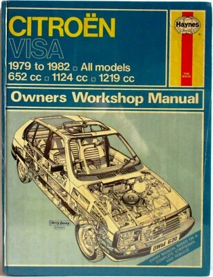 Haynes - Citroen Visa 1979 A 1982 / Todo Modelos Propietario Taller Manual - - Imagen 1 de 4