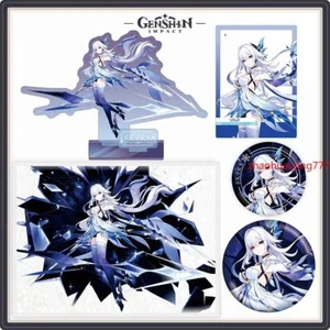 Genshin Impacto Skirk Botón Pin Anime Acrílico Soporte Llavero Bolso Colgante - Imagen 1 de 20
