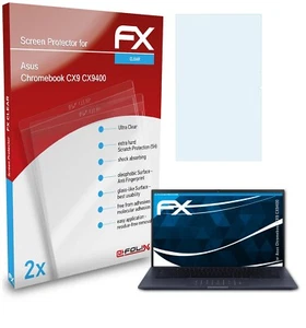 atFoliX 2x Screen Protector for Asus Chromebook CX9 CX9400 clear - Afbeelding 1 van 8