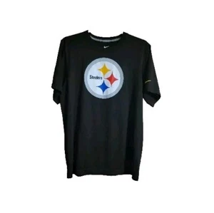 Steelers Nike Dri Fit Shirt Mens Medium Short Sleeve - Picture 1 of 7
