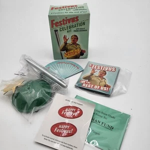 Festivus Celebration Kit Seinfeld Frank Costanza Includes Talking Pole, Magnets - Picture 1 of 6