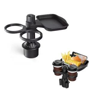 Multifunctional Car Food Trays Rotating Tray Table for Car New Car Cup Holder - Picture 1 of 4