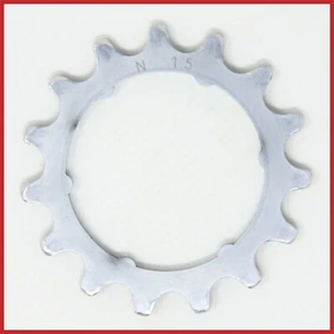 CAMPAGNOLO N-15 SPROCKET 15T VINTAGE 80s SUPER C-RECORD 7S SPEED FREEWHEEL ERGAL - Picture 1 of 4