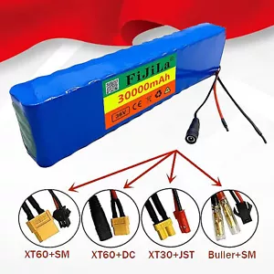 36V 30Ah High Power 10S3P Li-Ion Multi Plug Battery Pack For E-Bike E-Scooter - Picture 1 of 24