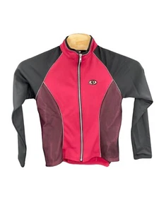 Pearl Izumi Cycling Red/Black Jacket Women’s Medium Rear Zip Pocket Made In USA - Picture 1 of 14