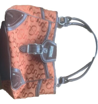 Sophia Caperelli óxido/marrón letrero tela/gamuza Capri shopper/bolso de hombro  Foto 1 de 4