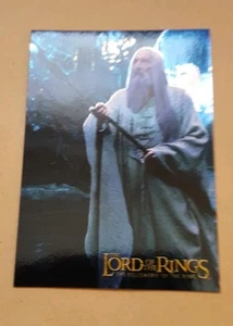 LOTR - THE FELLOWSHIP OF THE RING - SPECIAL FOIL CARD - #1 SARUMAN - NM - Picture 1 of 1