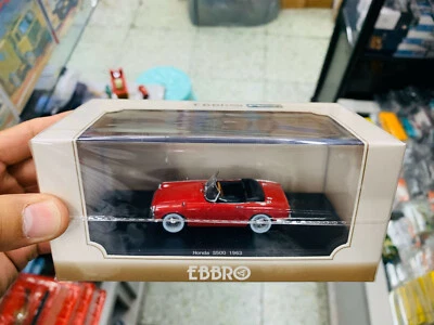 Ebbro 1/43 Scale DieCast Model Car Honda S500 1963 Red New in Box - Image 1 of 3