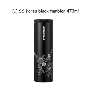 STARBUCKS KOREA 2024 korea MD Black White Tumbler Limited Edition - Picture 1 of 8