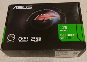 ASUS nVidia GeForce GT710-SL-2GD5-BRK-EVO 2GB GT 710 - item still in sealed bag - Picture 1 of 8