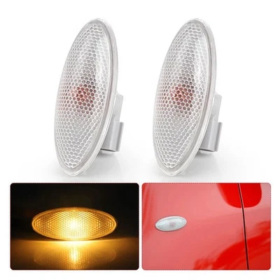2pcs Side Turn Signal Fender Light 81730-02090 Fit For Toyota Yaris 2005-2013 US Foto 1 de 4