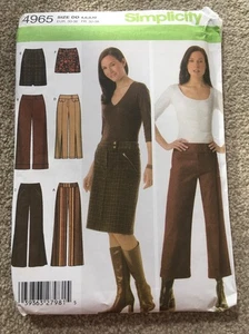 Simplicity Sewing Pattern 4965 - Skirt & Trousers - Picture 1 of 3