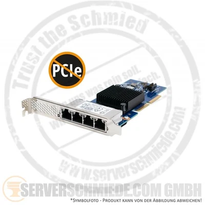 Lenovo Intel I350-T4 Quad Port 4x 1GbE copper Network Ethernet  RJ-45 Server Con - Bild 1 von 4