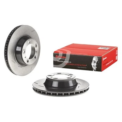 For Porsche Panamera 10-24 Brake Rotor UV Coated Series Slotted Vented Rear Foto 1 de 4