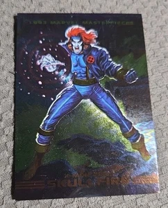 1993 Marvel Masterpieces - SKULLFIRE #S7 - X-Men 2099 Dyna-Etch Chase Card - Picture 1 of 4