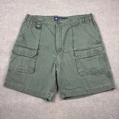 Pantalones Cortos de Senderismo Faded Glory Para Hombres 34 Verde Carga Gorpcore Y2K Senderismo Campamento Cortos Foto 1 de 4