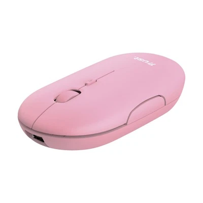 Trust Puck Wireless Mouse, Bluetooth or 2.4 GHz with USB Mini-Receiver, Recharge - Image 1 of 4