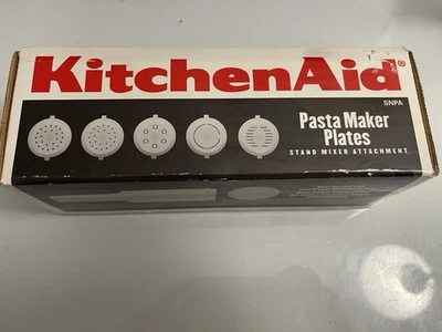 KitchenAid SNPA Pasta Maker Plates for Food Grinder Attachment for Stand Mixers - Image 1 of 4