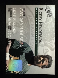 1995 Studio Silver Rickey Henderson # 123 - Bild 1 von 2