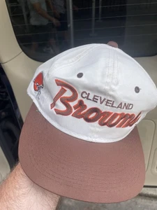 Cappello snapback vintage anni 90 Cleveland Browns Sports Specialties scritta - Foto 1 di 10
