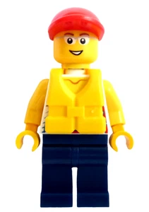 Lego Schlauchboot Passagier mit Schwimmweste Minifigur... cty0414 - Bild 1 von 3