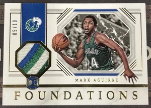 2018-19 Cornerstones Mark Aguirre Gold Patch /10 - Bild 1 von 2
