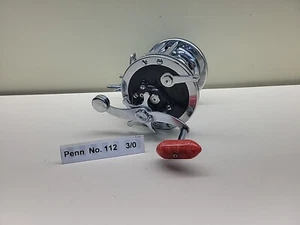 Penn Senator Fish Reel 3/0 112 Red USA Used Excellent Condition* w/ owner marks* - Picture 1 of 22