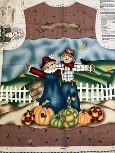 Pumpkin Pals Vest ©1998 Past & Presents Daisy Kingdom Fabric Panel 3640 sz 8-22 - Picture 1 of 6