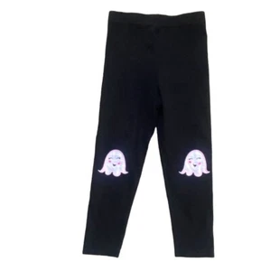 Bonnie Jean Girls Ghost Leggings/Halloween Apparel-Black-Size 6X-GUC - Picture 1 of 4