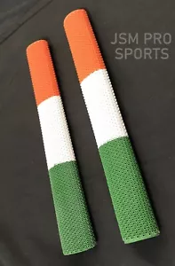 2 X OCTOPUS (Top Quality PLAYERS Grade) Cricket Bat Grips - Indian Irish Colors - Picture 1 of 4
