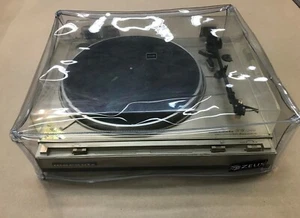 Cubierta para tocadiscos. Vinilo transparente. Personalizado disponible. - Imagen 1 de 3