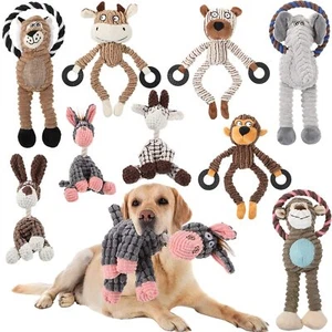 9 Pcs Squeaky Plush Dog Toys For Puppy, Small, Medium Dogs for Dog (Cute Animal) - Picture 1 of 6