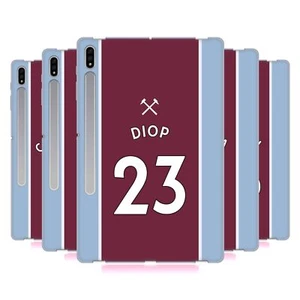 WEST HAM UNITED FC 2021/22 PLAYERS HOME KIT SOFT GEL CASE FOR SAMSUNG TABLETS 1 - Picture 1 of 21