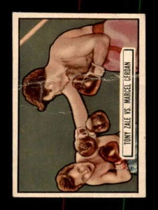1951 Topps Ringside #44 Tony Zale vs. Marcel Cerdan G 543234 - Picture 1 of 2