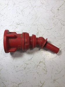 Coleman Fuel Filler Spout 1980s vintage Screw on Nozzle Spring Operated Shut Off - Picture 1 of 7