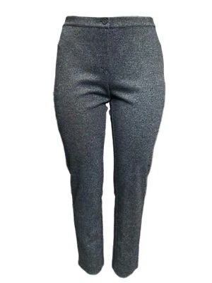 Pantalones de jersey para mujer Marina Rinaldi negros Odissea $315 nuevos con etiquetas Foto 1 de 3