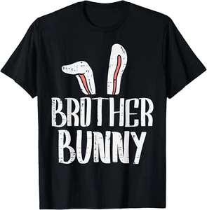 Brother Bunny Ears Cute Easter Family Matching Big Bro Boys t shirt - Picture 1 of 4