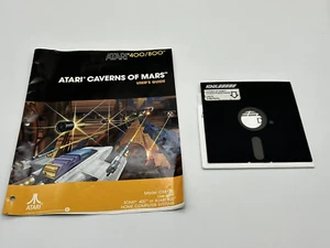 Guía del usuario Caverns of Mars con disco; Atari 400/800/XL/XE; SIN CAJA CX8130 - Imagen 1 de 7
