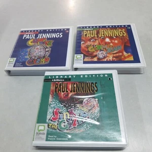 Lot of 3 Brilliance Audio Library Edition Paul Jennings Gizzo again,  Gizmo 1683 - Foto 1 di 6