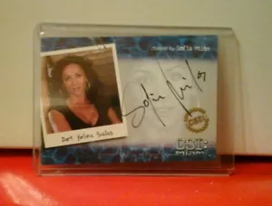 CSI MIAMI TV SERIES 1 STRICTLY INK AUTOGRAPH AUTO CARD SOFIA MILOS YELINA SALAS! - Picture 1 of 1