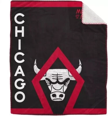 Manta polar Pegasus Sports 2023-24 City Edition Chicago Bulls negra roja $40  Foto 1 de 4